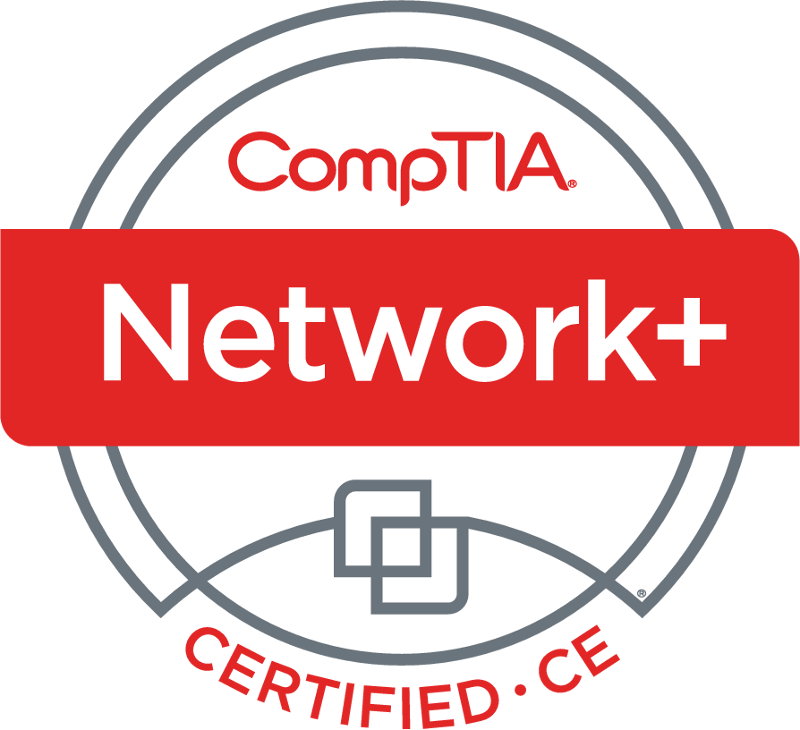 CompTIA Network+ certification badge