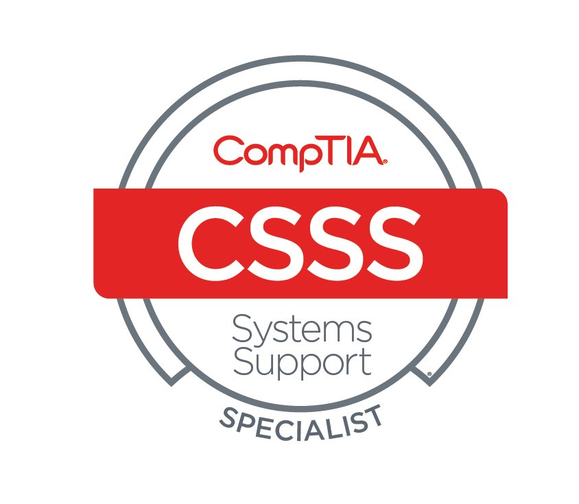 CompTIA Stack CSSS — Secure Systems Specialist certification badge
